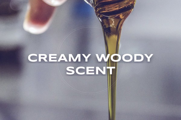 creamy woody scent
