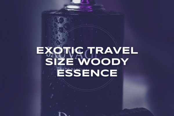 exotic travel size woody essence