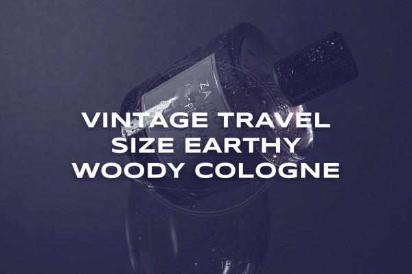 vintage travel size earthy woody cologne